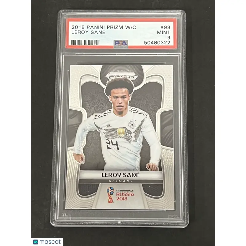 2018 Panini Prizm World Cup #93 Leroy Sane PSA 9