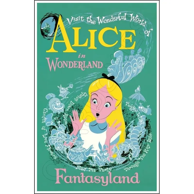 Disneyland Alice In Wonderland #1 Poster 11X17 - 1259