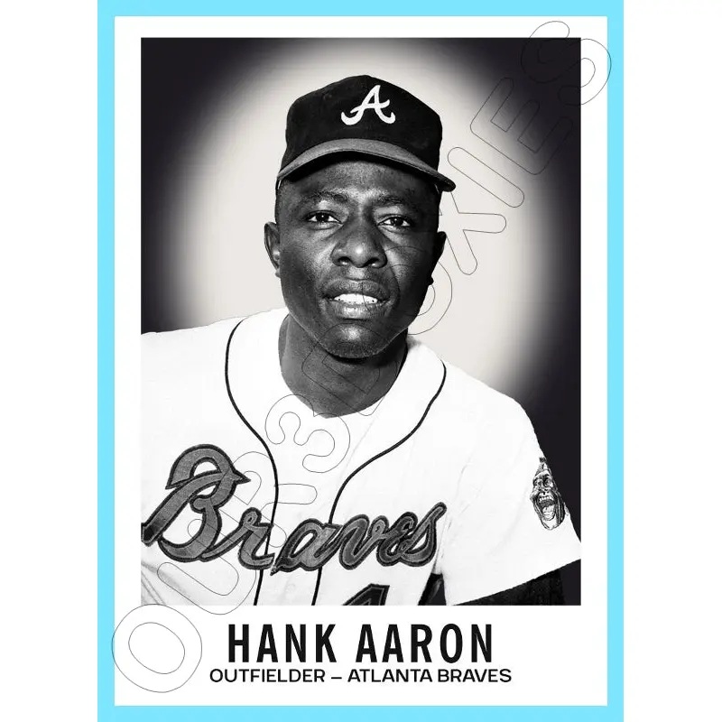 Hank Aaron 1960 Leaf Custom Card - 4408