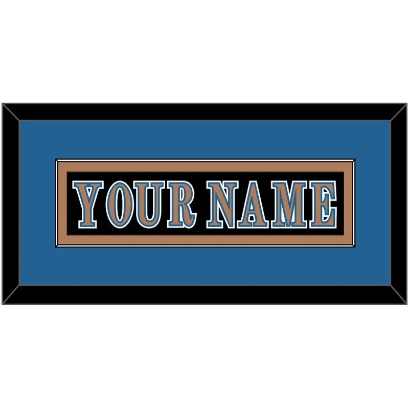 Washington Nameplate - Road Black (1997-2007) - Single Mat 2