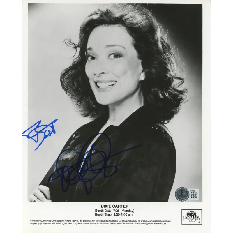 Dixie Carter Desperate Housewives Authentic Signed 8x10 Photo BAS #BM03354