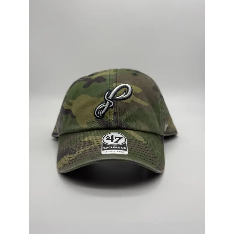 Pensacola Blue Wahoos '47 Camo Clean Up Hat