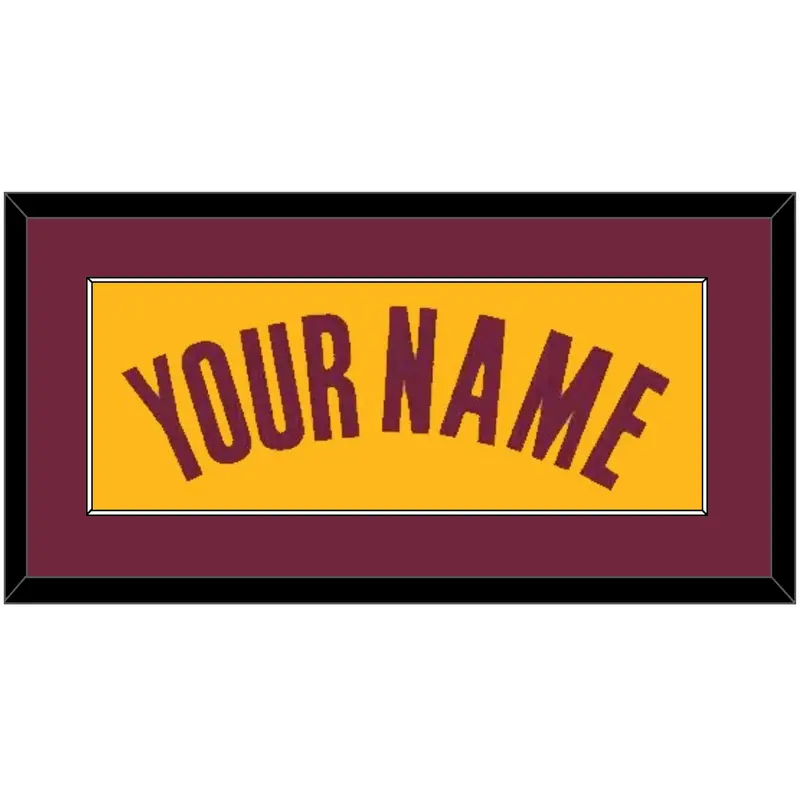 Cleveland Name - Alternate Yellow (2012-2017) - Single Mat 2