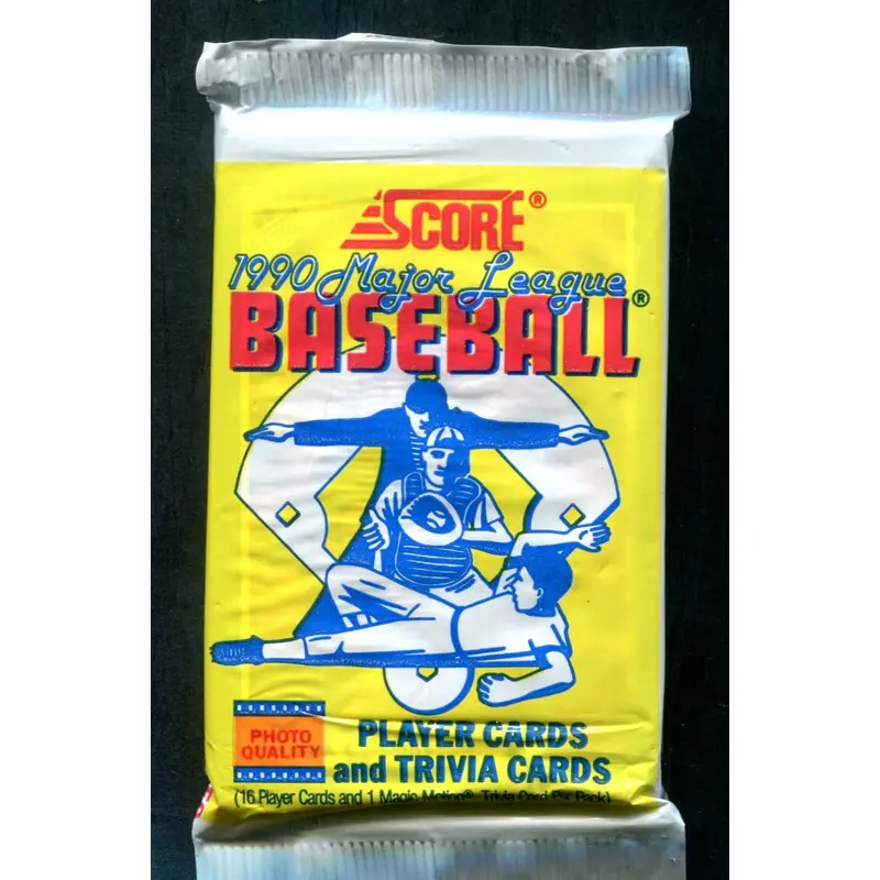 1990 Score Baseball Unopened Pack