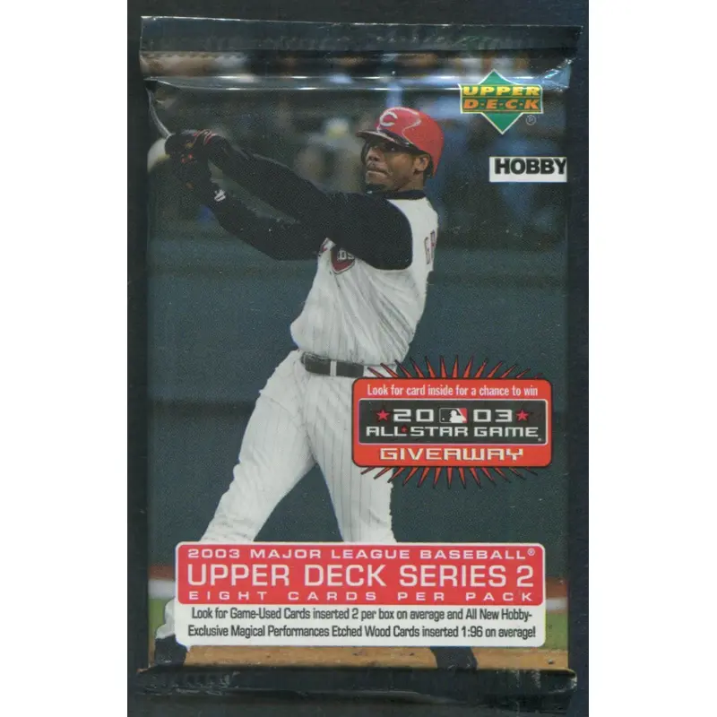 2003 Upper Deck Baseball Unopened Series 2 Pack (Hobby) (8)
