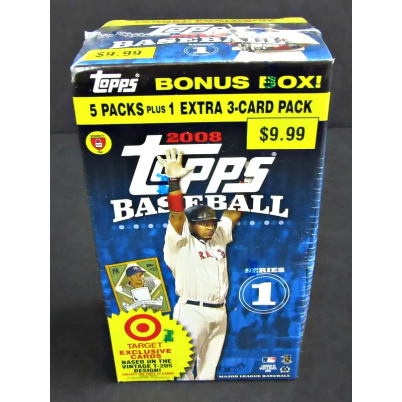 2008 Topps Baseball Series 1 Blaster Box (5/10 plus Bonus Pack)