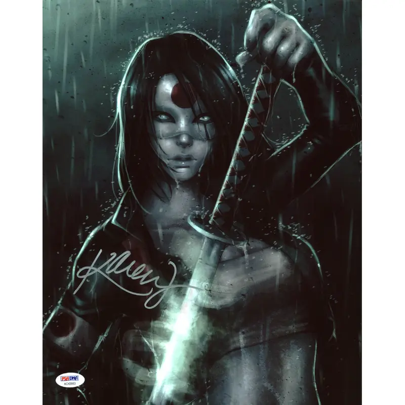 Karen Fukuhara Suicide Squad Authentic Signed 11X14 Photo Autographed PSA/DNA 1