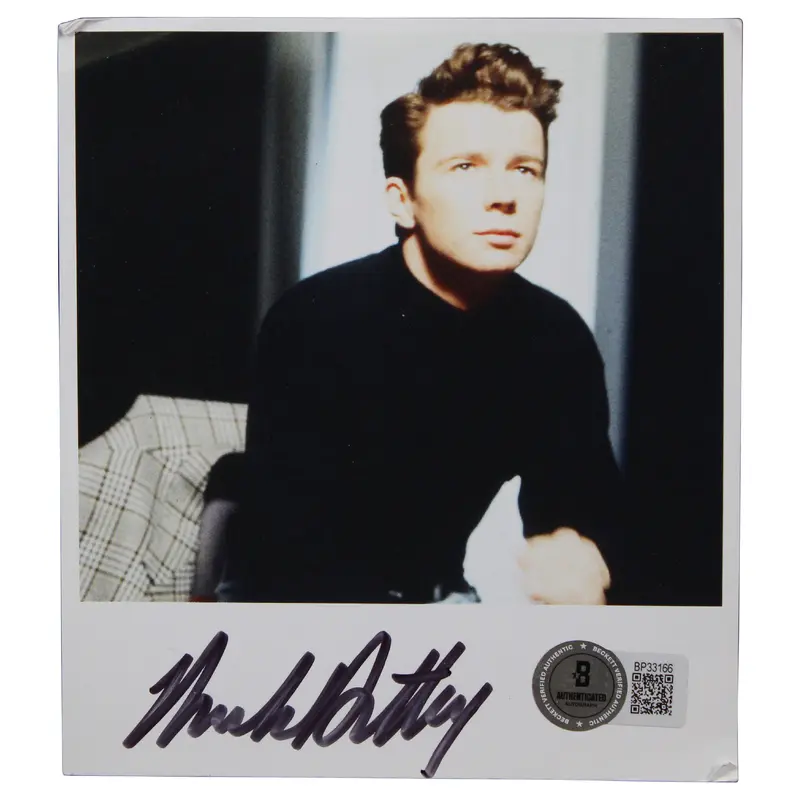 Rick Astley Signed Whenever You Need Somebody CD Insert w/ Disk BAS #BP33166