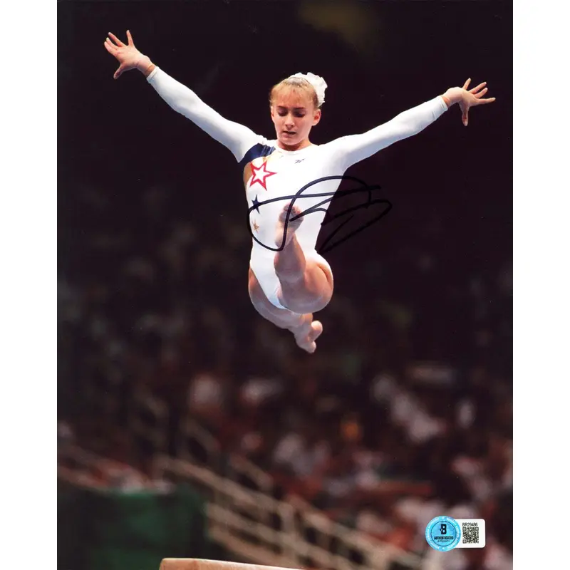 Shannon Miller Summer Olympics Authentic Signed 8x10 Vertical Photo BAS #BR29486