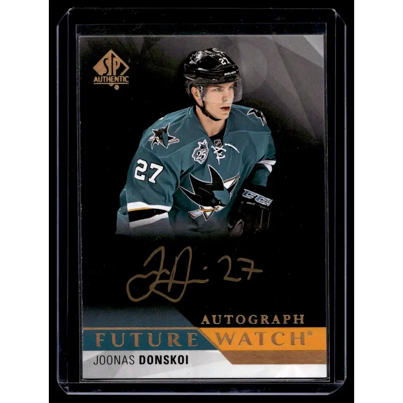 2015-16 Upper Deck SP Authentic - Future Watch Black Autographs - Joonas Donskoi #256 RC