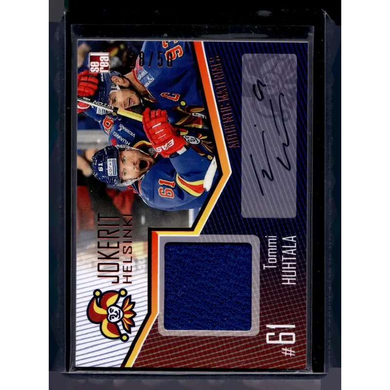 2016-17 Sereal Jokerit Authentic Jersey & Autograph - Tommi Huhtala #JOK-JER-A25 /50