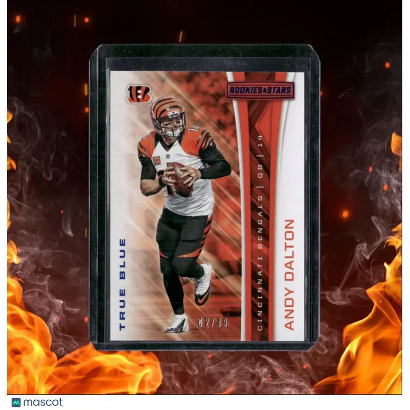 2017 Panini Rookies & Stars Andy Dalton True Blue 02/49 #127