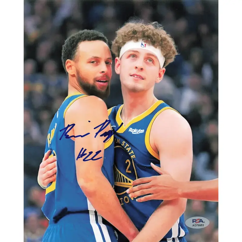 Brandin Podziemski signed 8x10 photo PSA/DNA Warriors Autographed