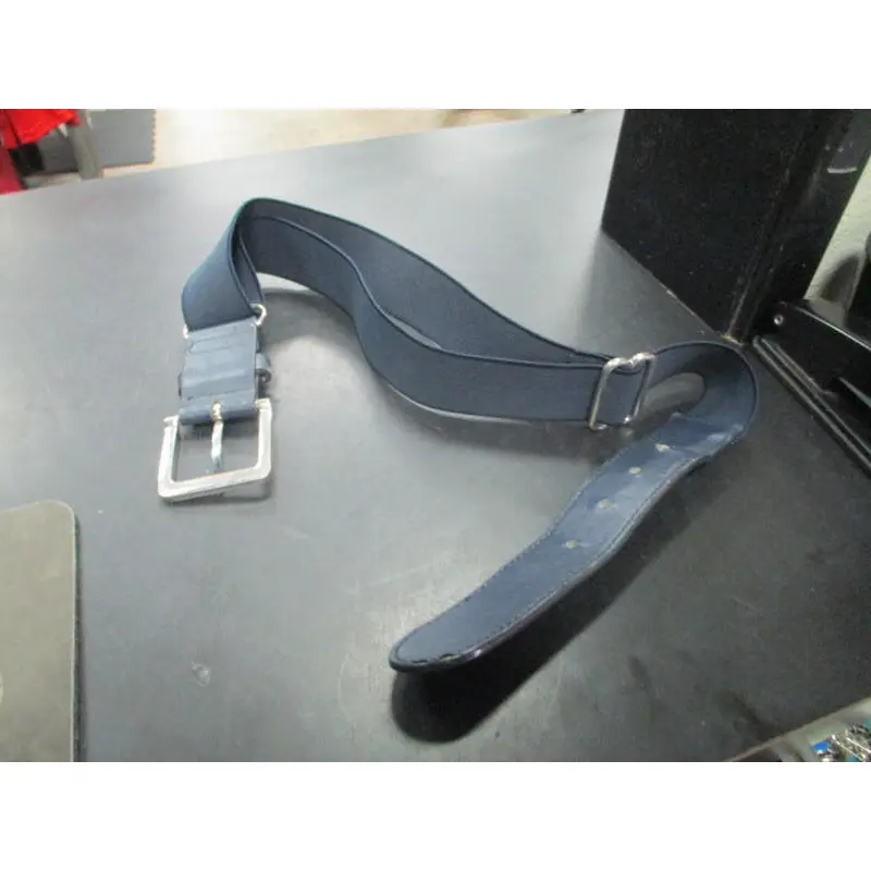 Used Dark Blue Adult Baseball Belt