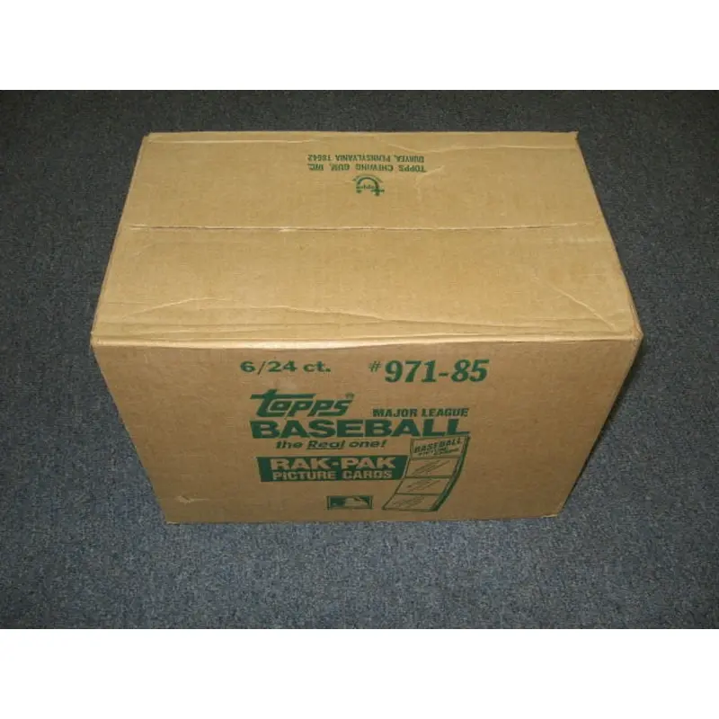 1985 Topps Baseball Rack Pack Case (6 Box)