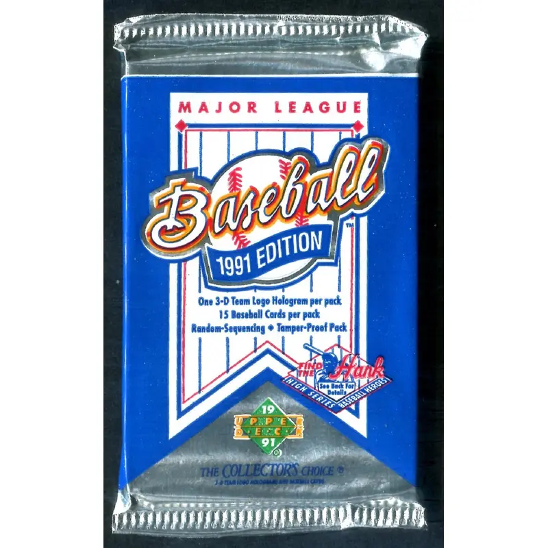 1991 Upper Deck Baseball Unopened High Series Pack