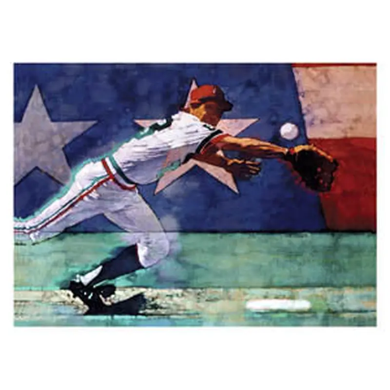 Baseball Glory USA Art Poster Print - Front Line