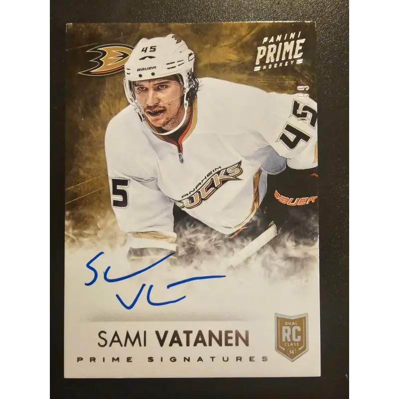 2013-14 Panini Prime - Signatures - Sami Vatanen #S-SV /99 RY