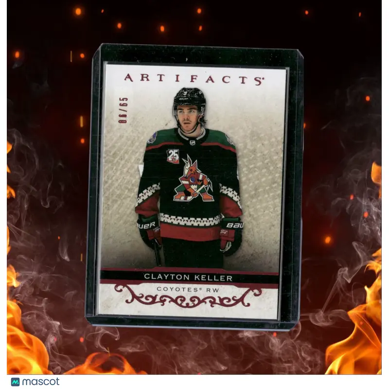2021-22 Upper Deck Artifacts Pink Clayton Keller 06/65 #88