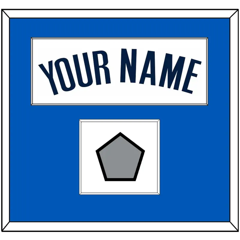 Dallas Name & Finals Patch - Home White (2001-2017) - Single Mat 1