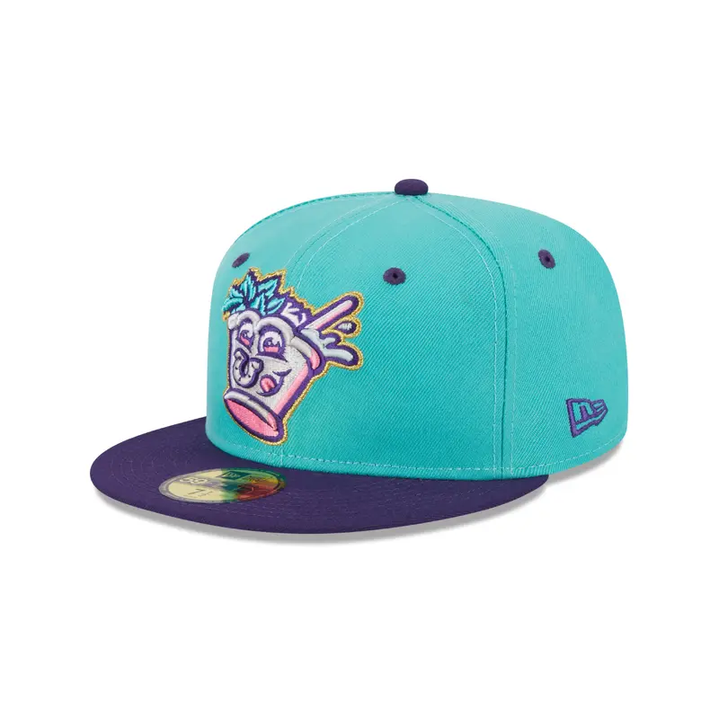 New Era - 59fifty Fitted - MiLB - Theme Night - Louisville Bats - Turkis