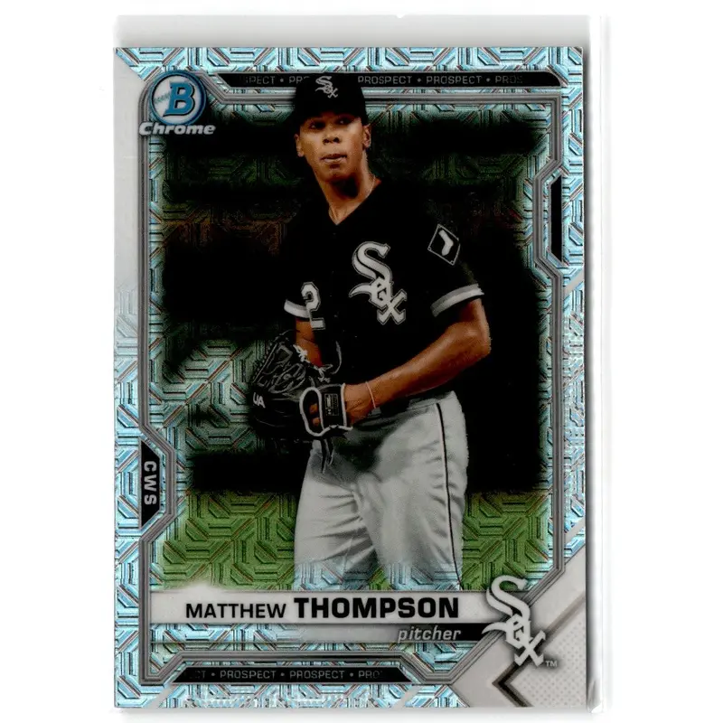 2021 Bowman Chrome Prospects Atomic Refractor Matthew Thompson #BCP-74