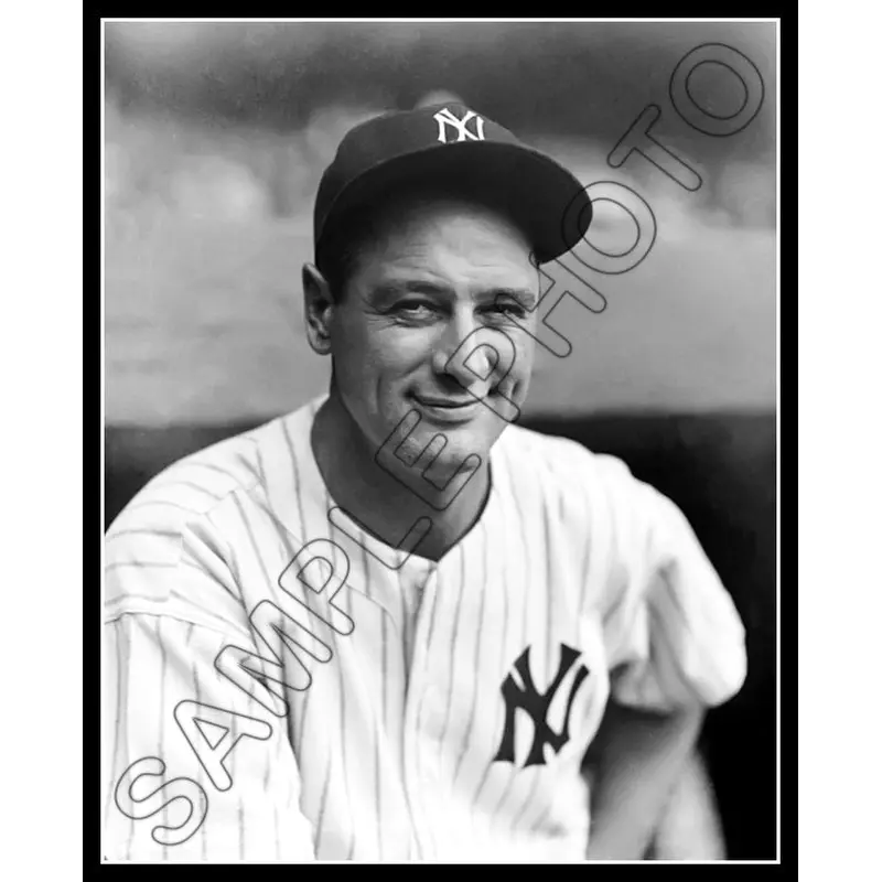 Lou Gehrig 8X10 Photo - New York Yankees - 344