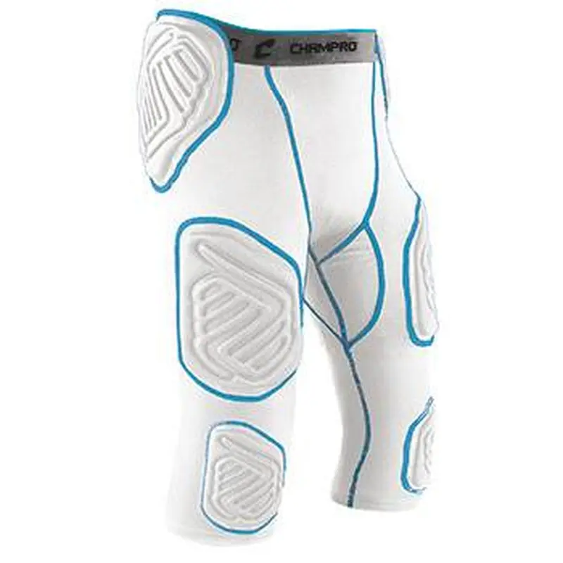 New Champro Adult Bull-Rush 7-Pad White/Grey Girdle Size Small