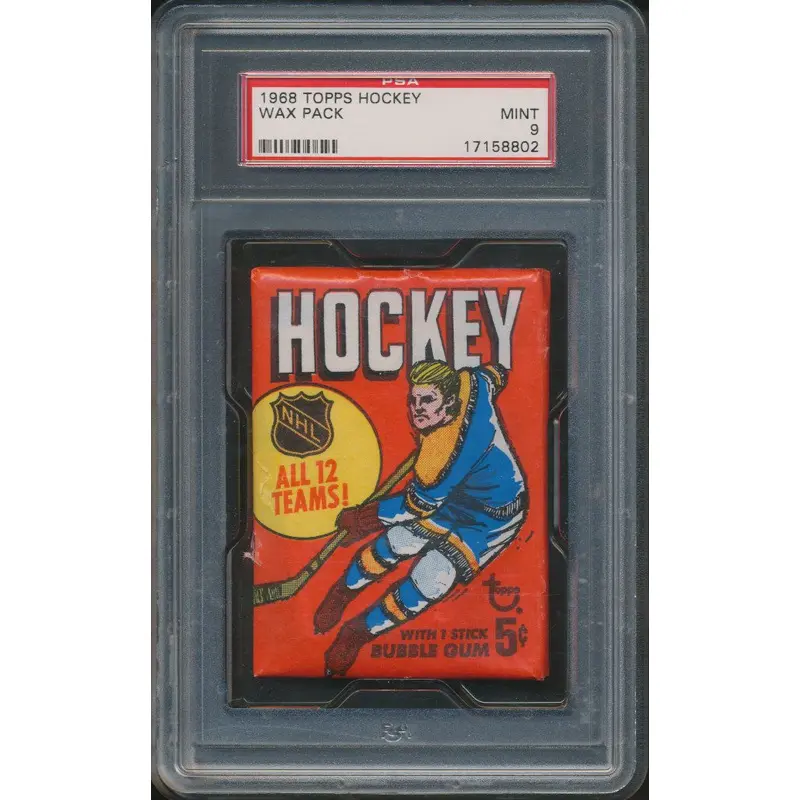 1967 Topps Wacky Packages Unopened Wax Pack PSA 7