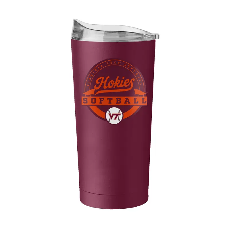 Virginia Tech Softball 20oz Powder Coat Tumbler