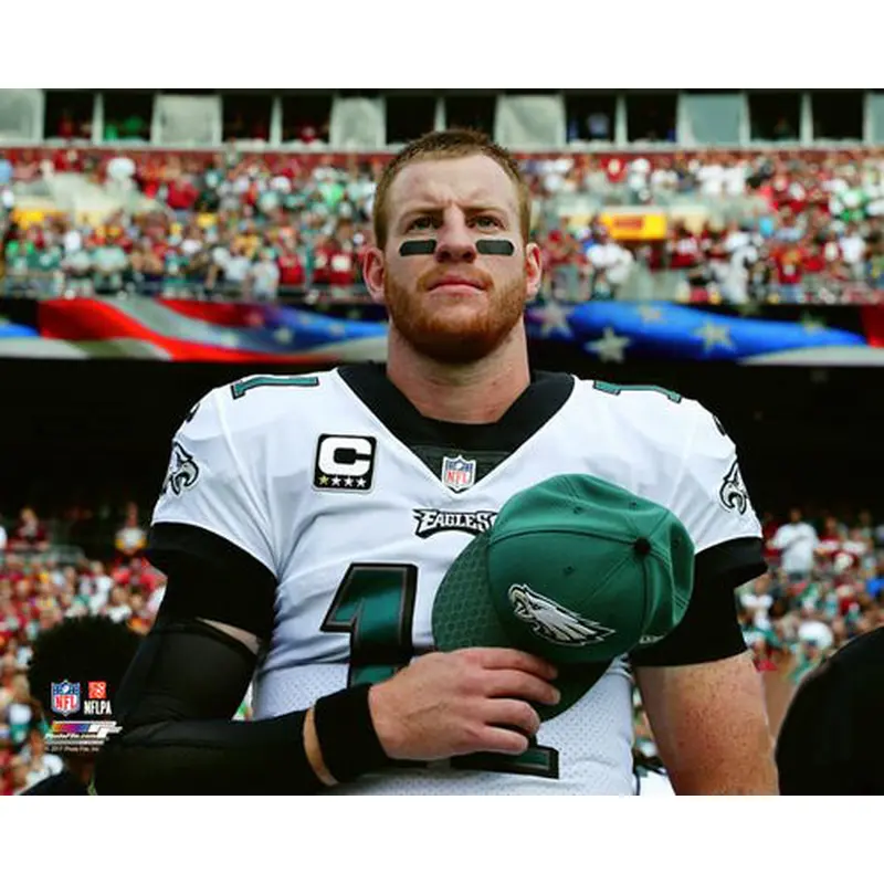 Carson Wentz "Patriot" Philadelphia Eagles Premium NFL Poster Print - Photofile 16x20