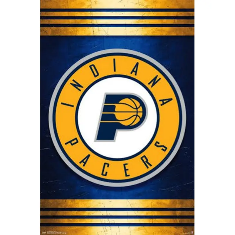 Indiana Pacers NBA Basketball Official Team Logo Poster - Costacos 2014