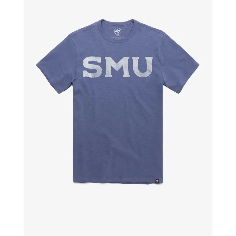 SOUTHERN METHODIST MUSTANGS SMU CLASSIC BLOCK '47 SCRUM TEE