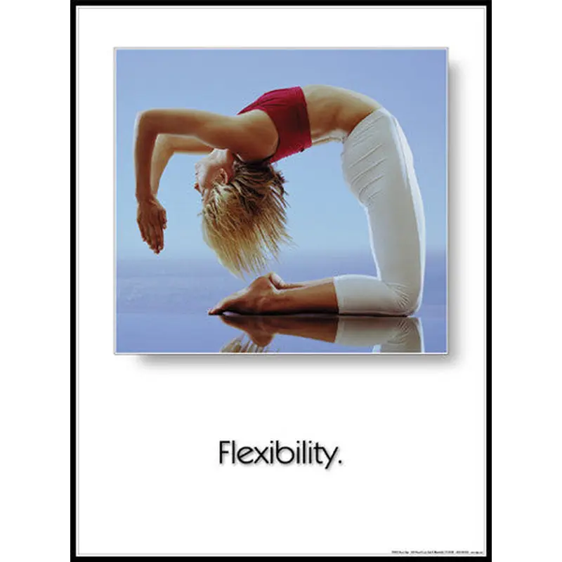Yoga "Flexibility" (Camel Pose) Motivational Poster - Fitnus Corp.