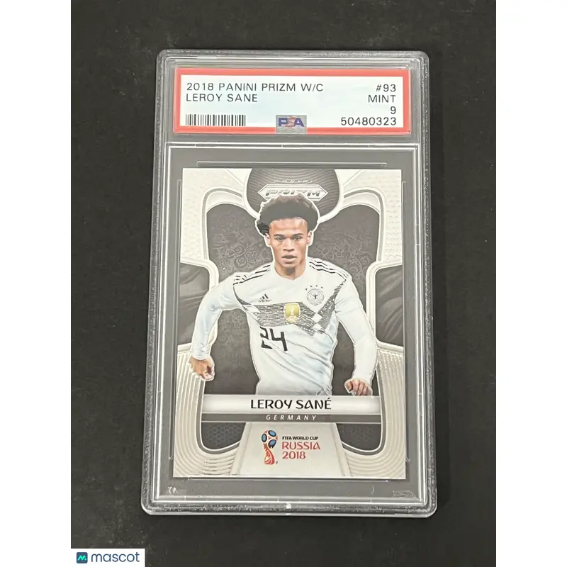 2018 Panini Prizm World Cup #93 Leroy Sane PSA 9