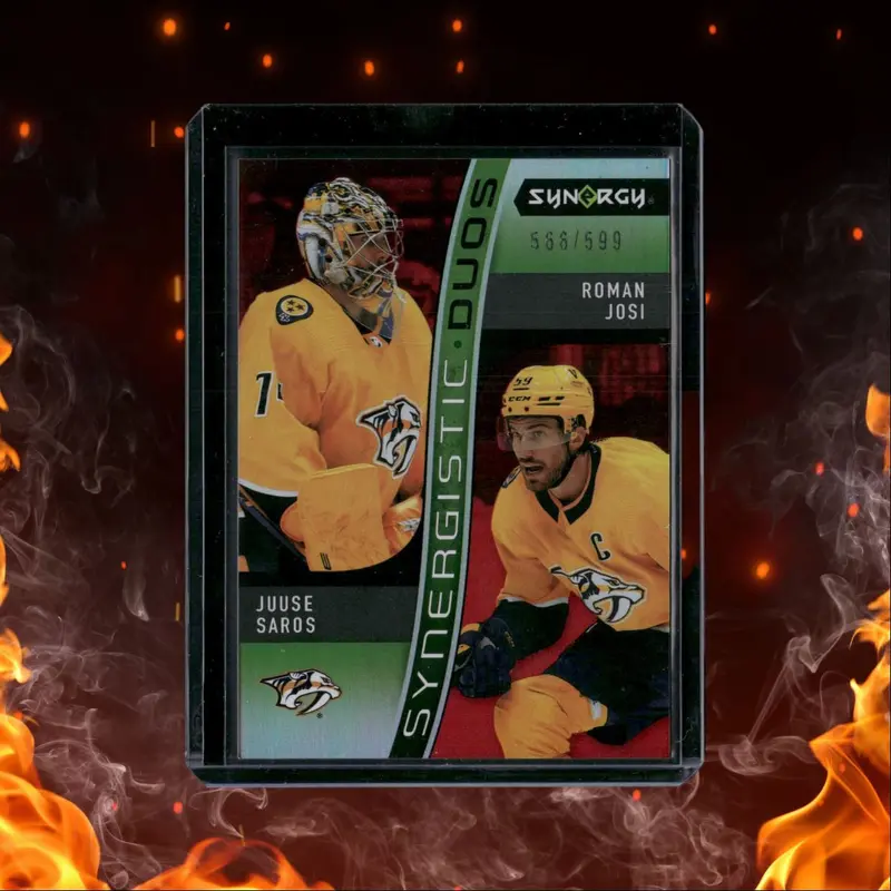 2023-24 Upper Deck Synergy Josi / Saros Synergistic Duos 566/599 #SD-12