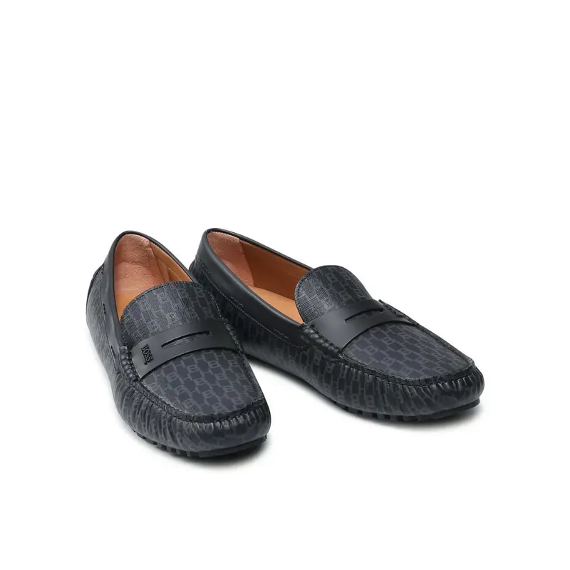 HUGO BOSS SHOE BLACK MENS DRIVER MOCC 50456734001