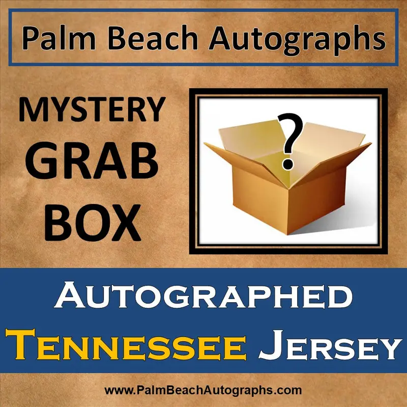 MYSTERY GRAB BOX - Autographed Tennessee Vols Football Jersey