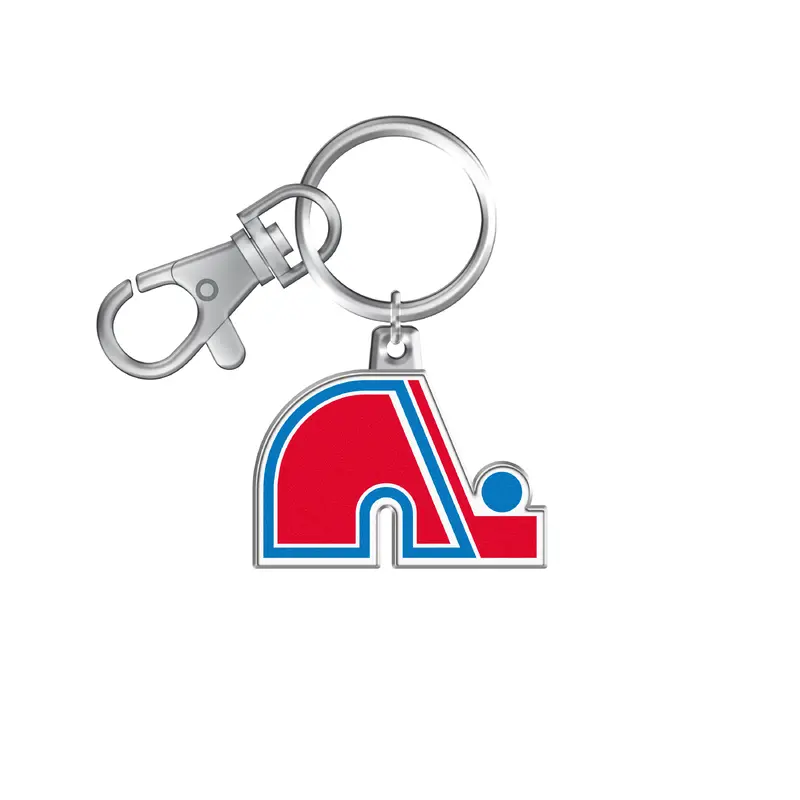 NHL Quebec Nordiques Keychain Logo