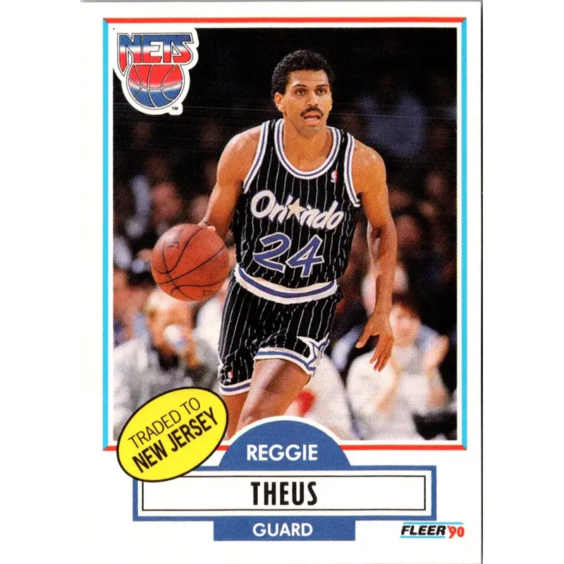 1990 Fleer Reggie Theus #136