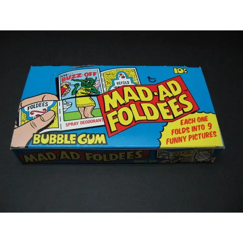 1976 Topps Mad-Ad Foldees Ten Cent Empty Display Box