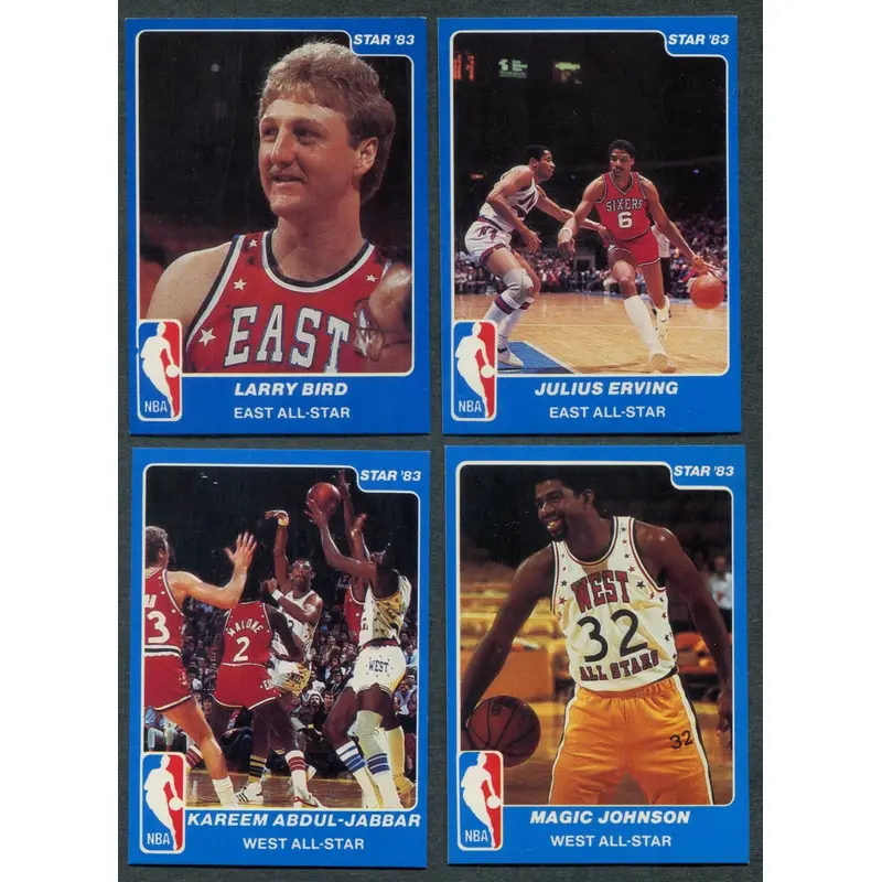 1983 Star Basketball All-Star Game Complete Set NM NM/MT (32) (24-472)