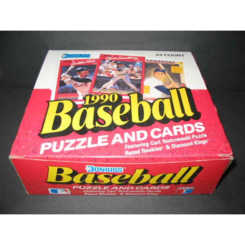 1990 Donruss Baseball Unopened Cello Box