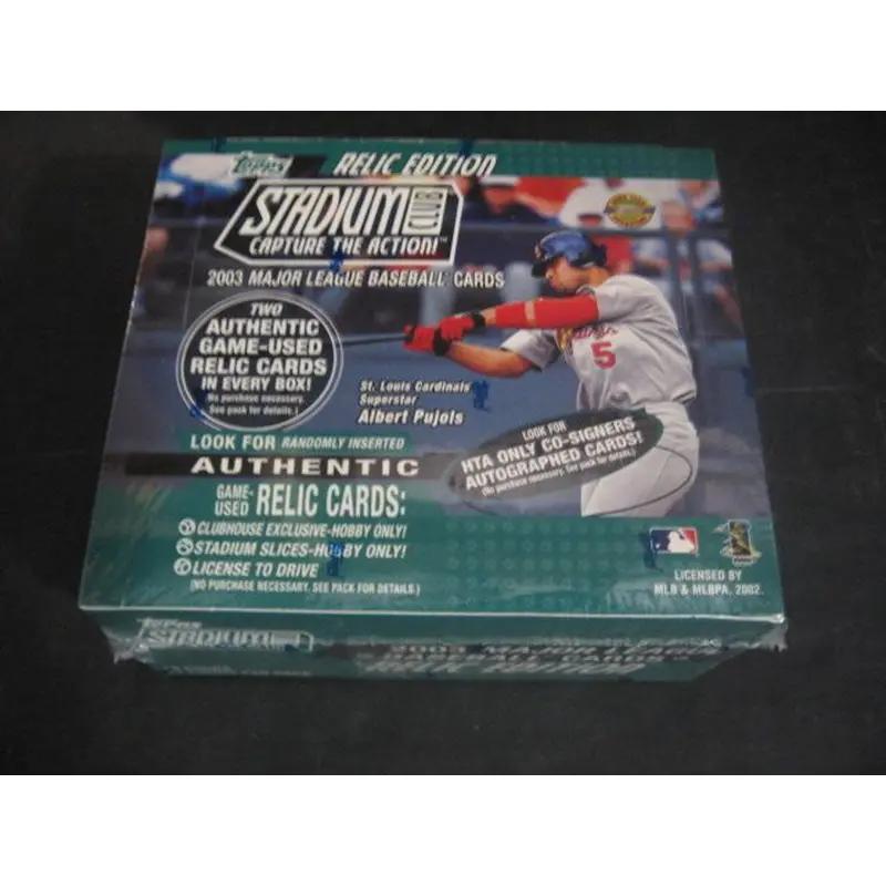 2003 Topps Stadium Club Baseball Jumbo Box (Hobby)