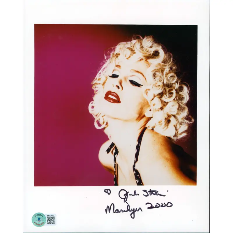 Julie Strain "Marilyn 2000" Signed 8x10 Sexy Photo Deceased BAS #BB83082