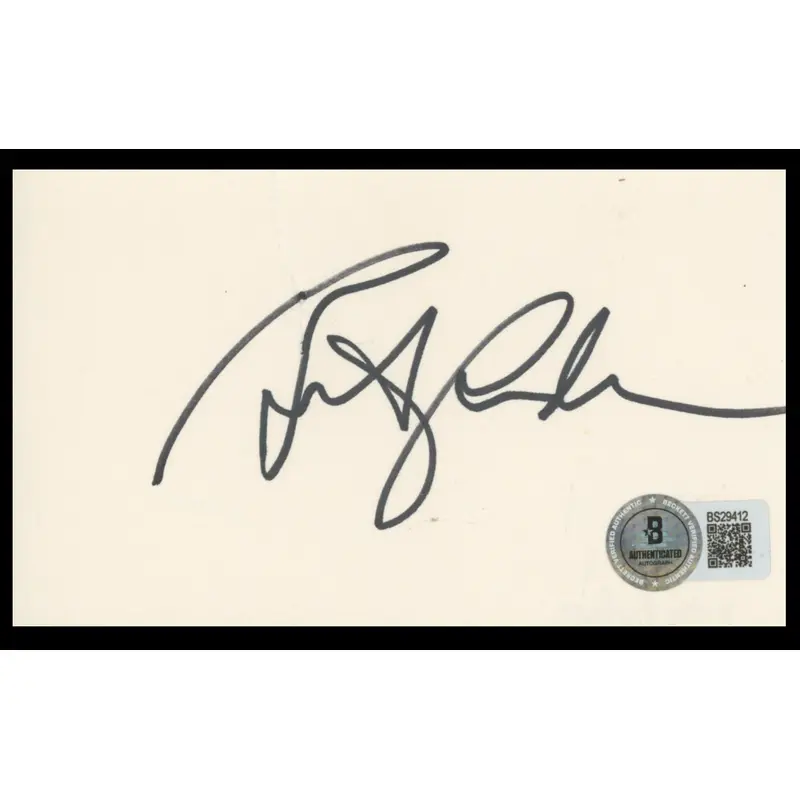 Rita Rudner Comedian & Actor Authentic Signed 3x5 Index Card BAS #BS29412