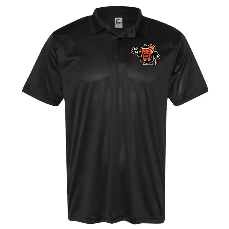 Wisconsin Supper Clubbers OF Black Dri-Fit Polo
