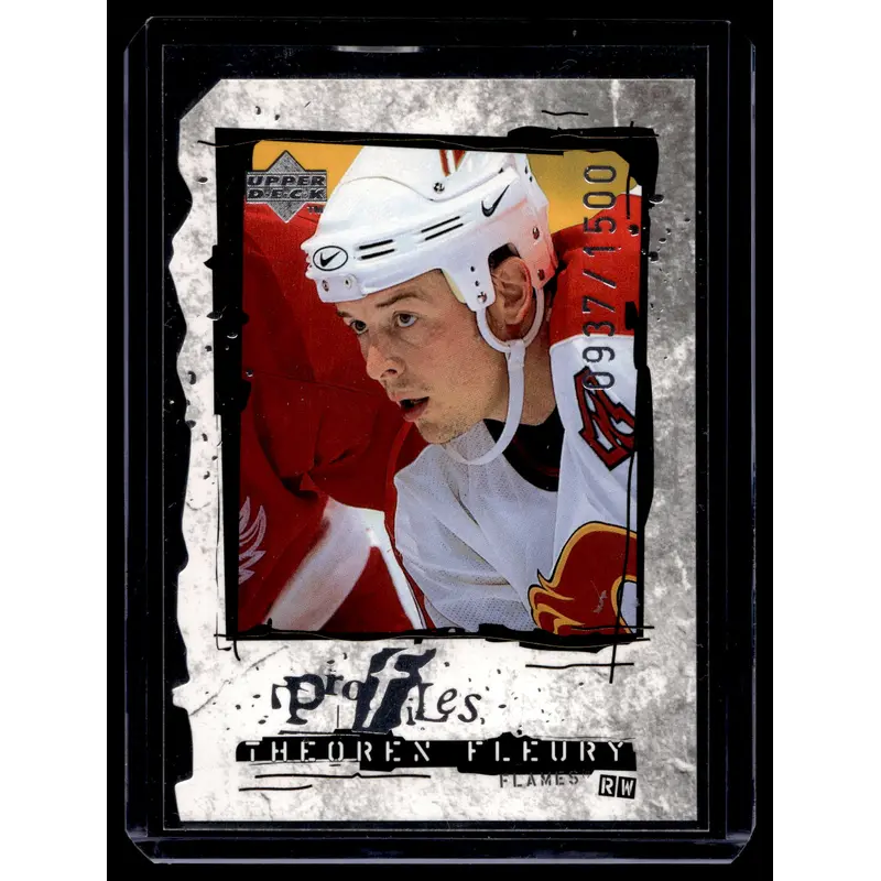1998-99 Upper Deck - Profiles - Die-Cut Quantum - Theoren Fleury #P27 /1500
