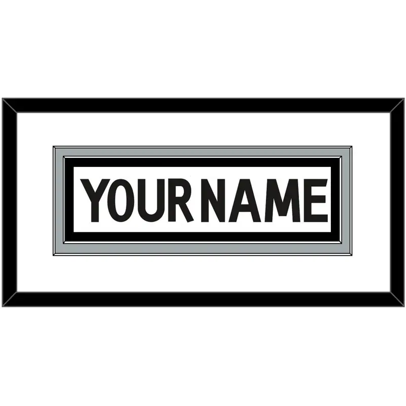 Los Angeles Nameplate - Road White (2011-2017) - Double Mat 1