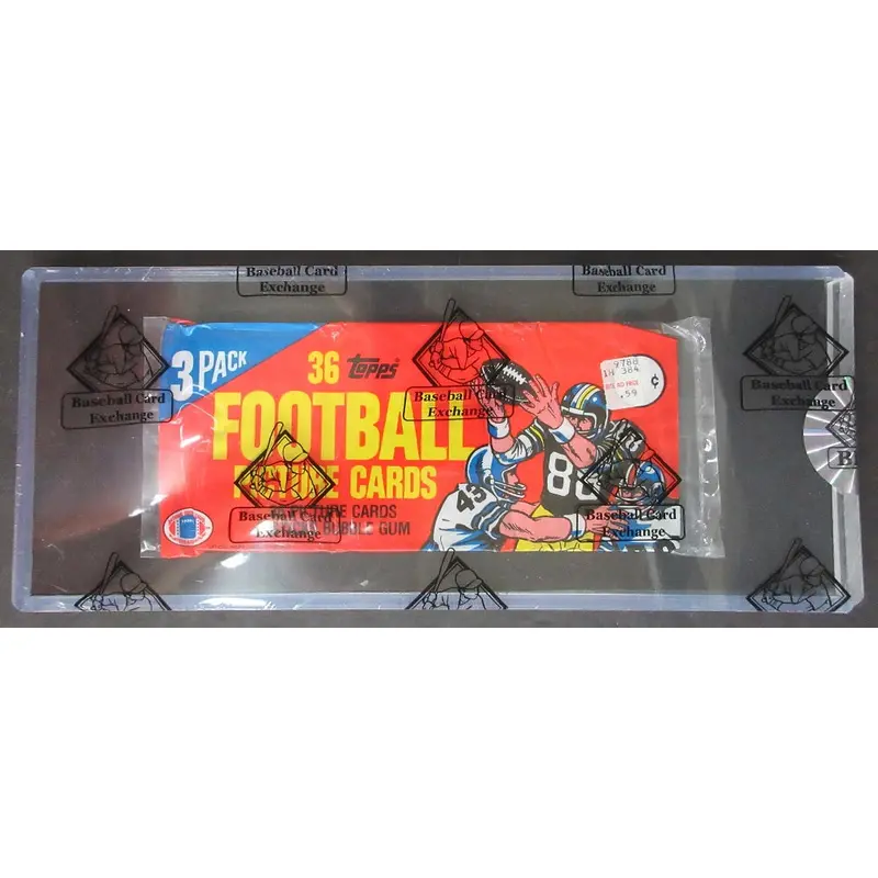 1982 Topps Football Unopened Grocery Rack Pack (Lott RC Back) (BBCE)